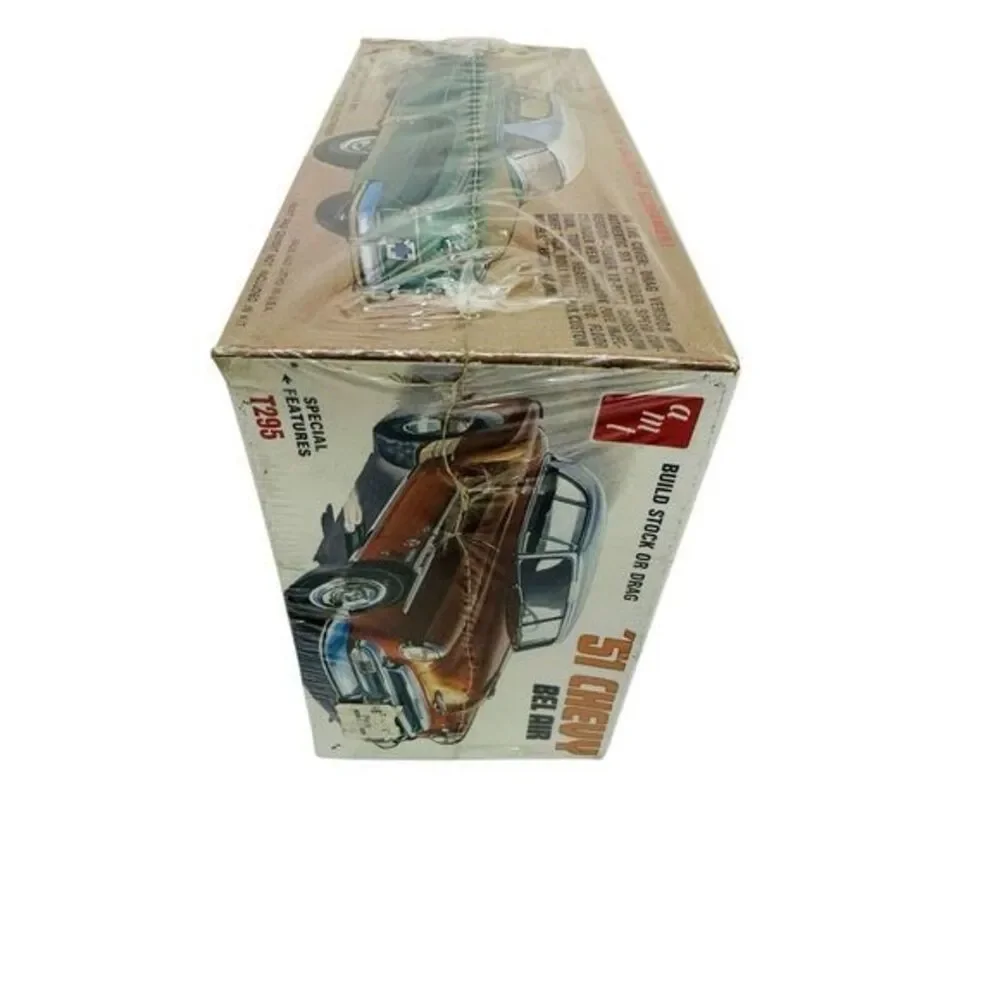 AMT '51 Chevy Bel Air Build Stock or Drag 1:25‎ Special Features T295 NOS Sealed